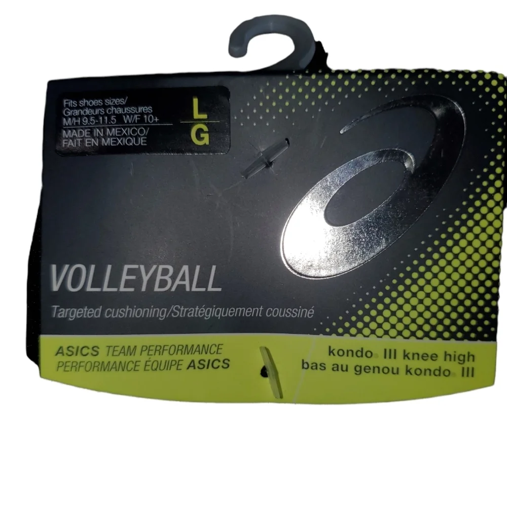 2 Pairs of Asics Knee High Performance Volleyball Socks